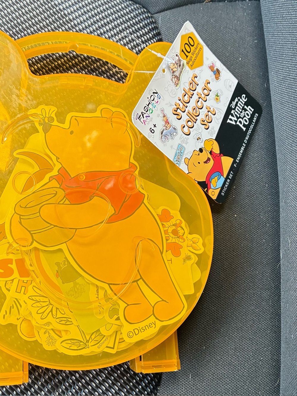 Disney Winnie the Pooh Yellow Sticker Collection Set